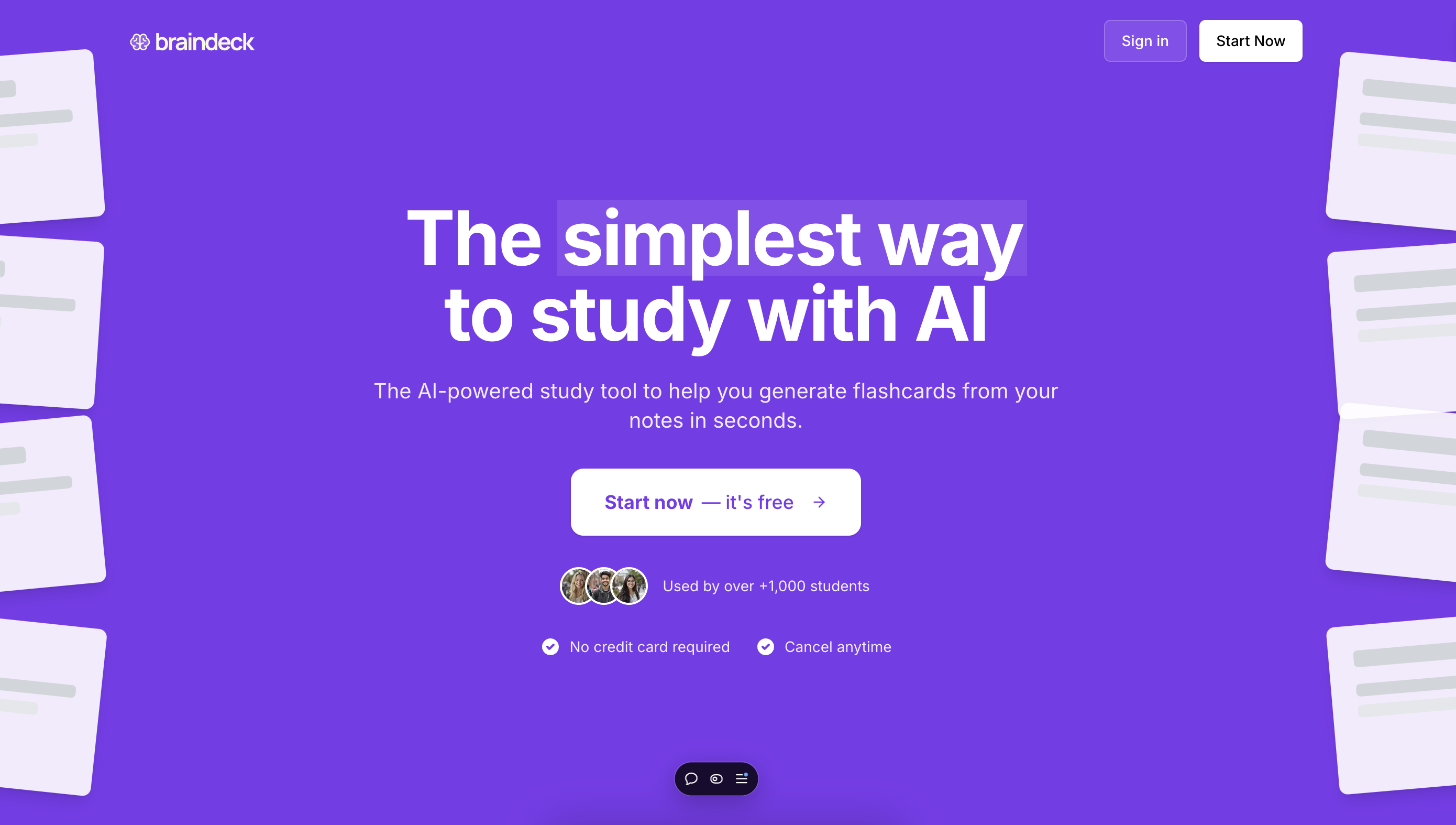 BrainDeck - AI-Powered Flashcard Learning